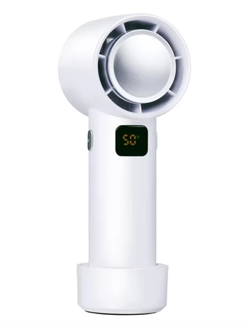 Ventilator de mana portabil cu afisaj digital 5W